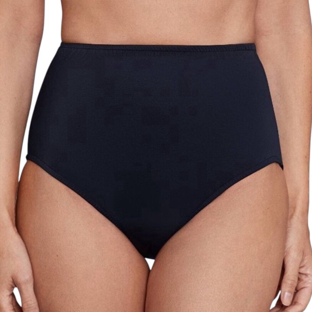 AQUA GREEN women’s medium control full coverage tummy control swim bottoms NWT